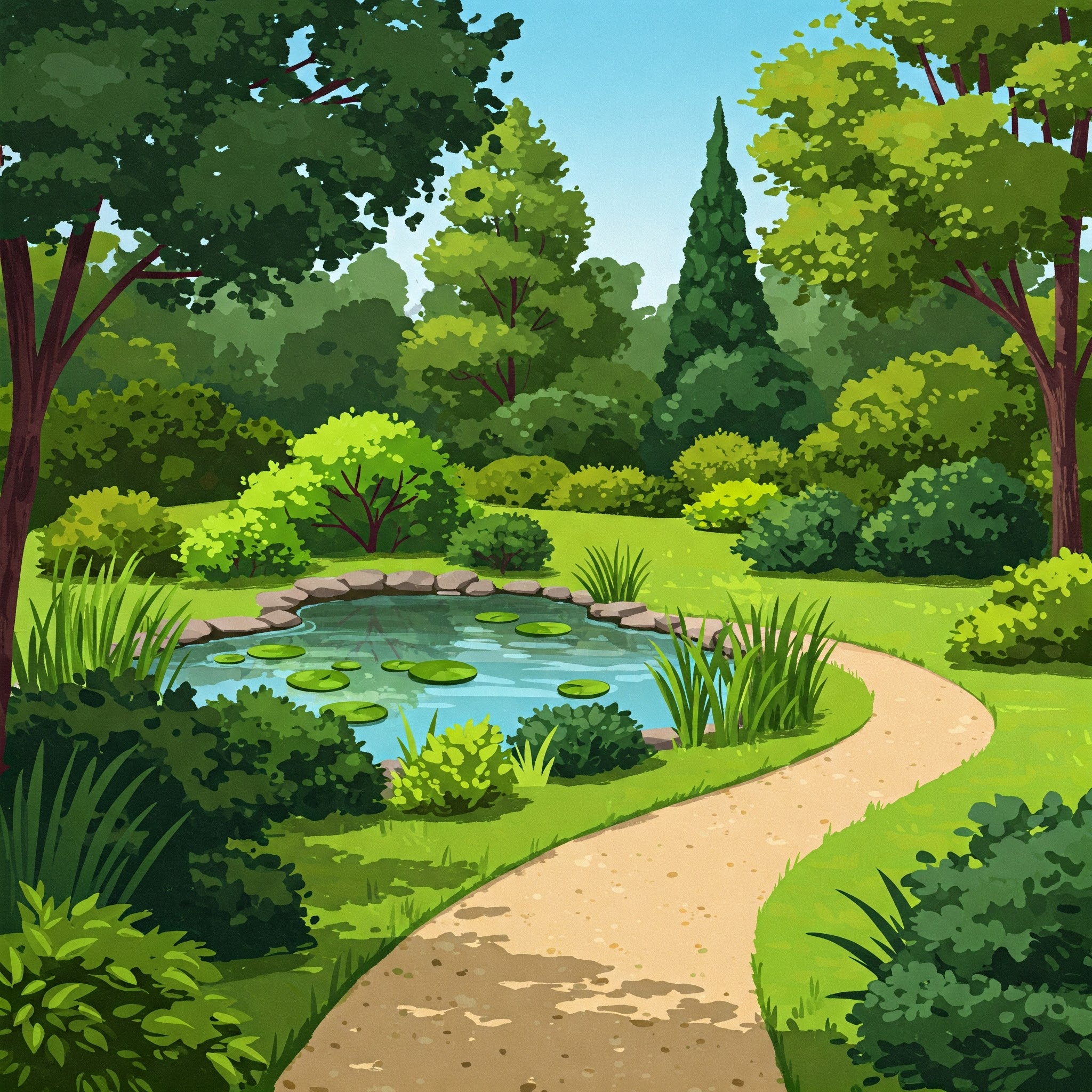 Illustration for blog about Oklahoma sustainable landscaping and tree care