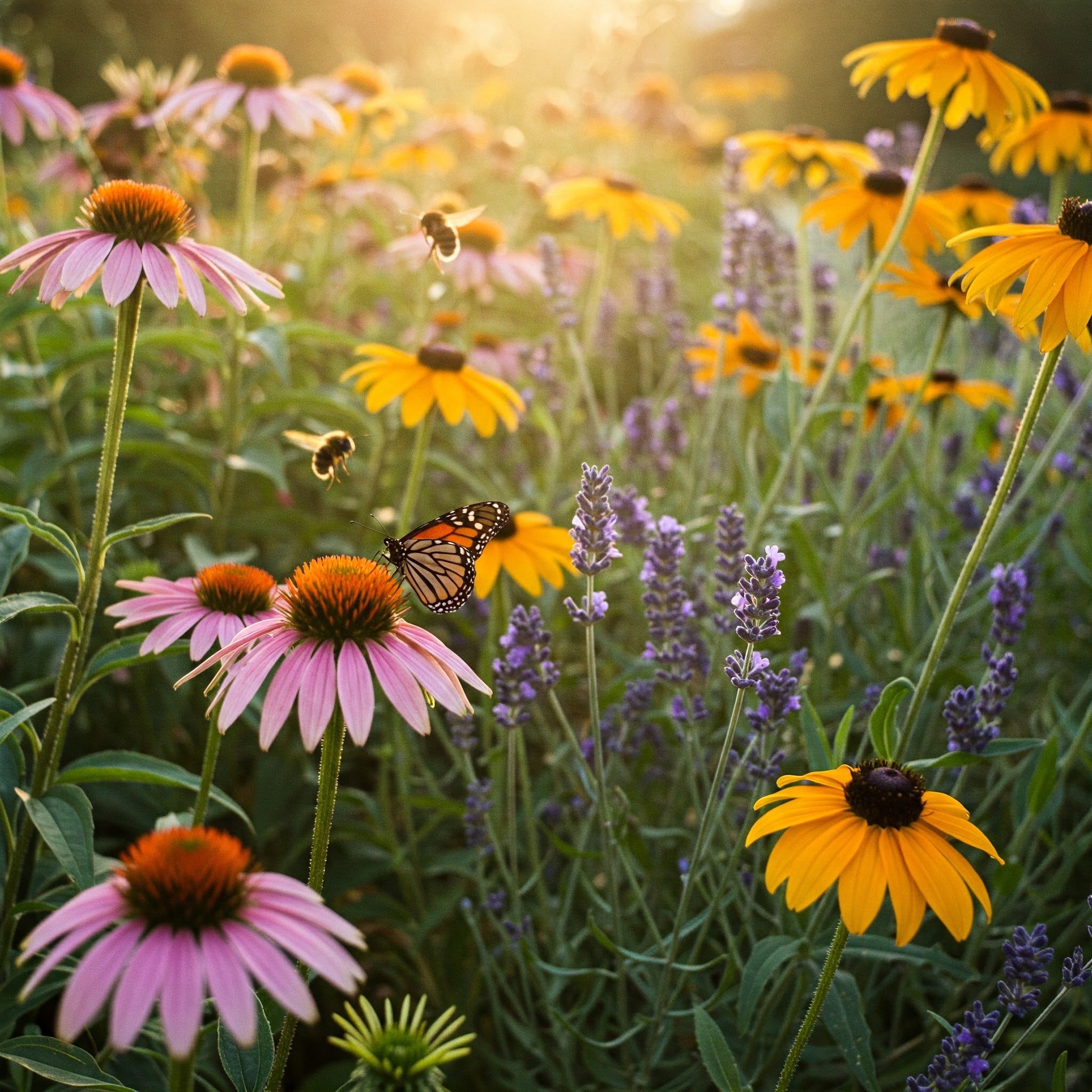 Pollinator garden service in Oklahoma City, Edmond, Oklahoma